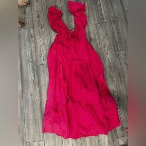 Buddy Love Fuchsia Pink Maxi Dress
